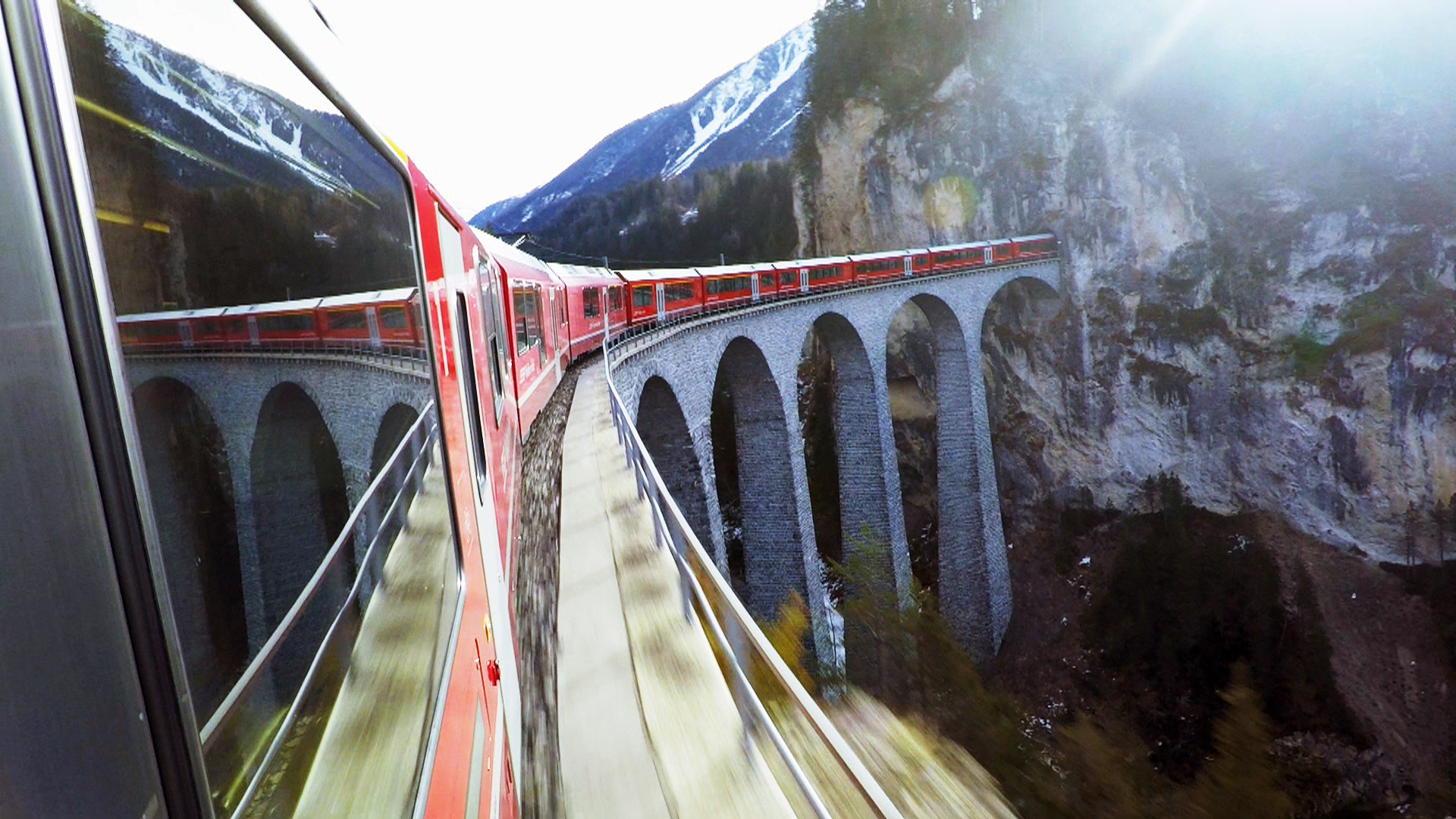 Bernina on Landwasser Viaduct