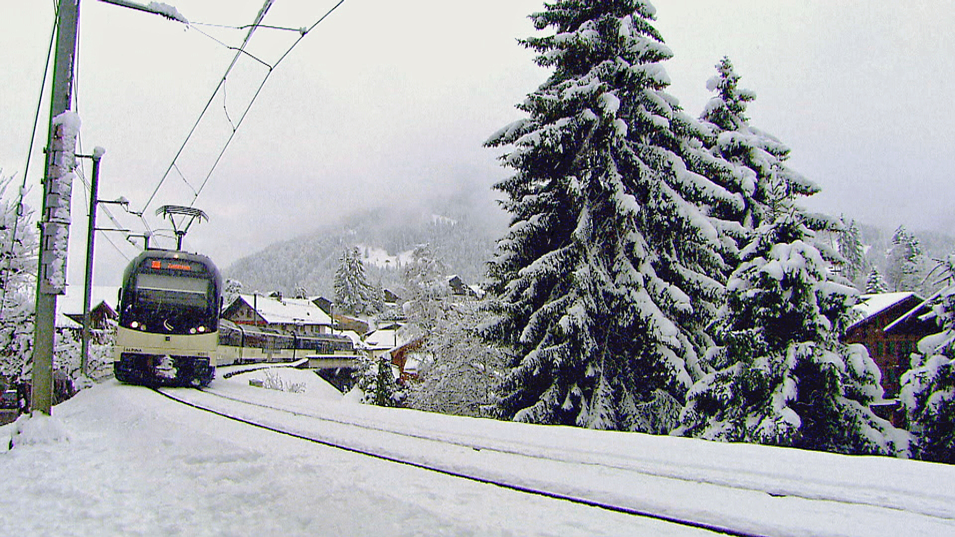 Golden Pass Train at Gstaad