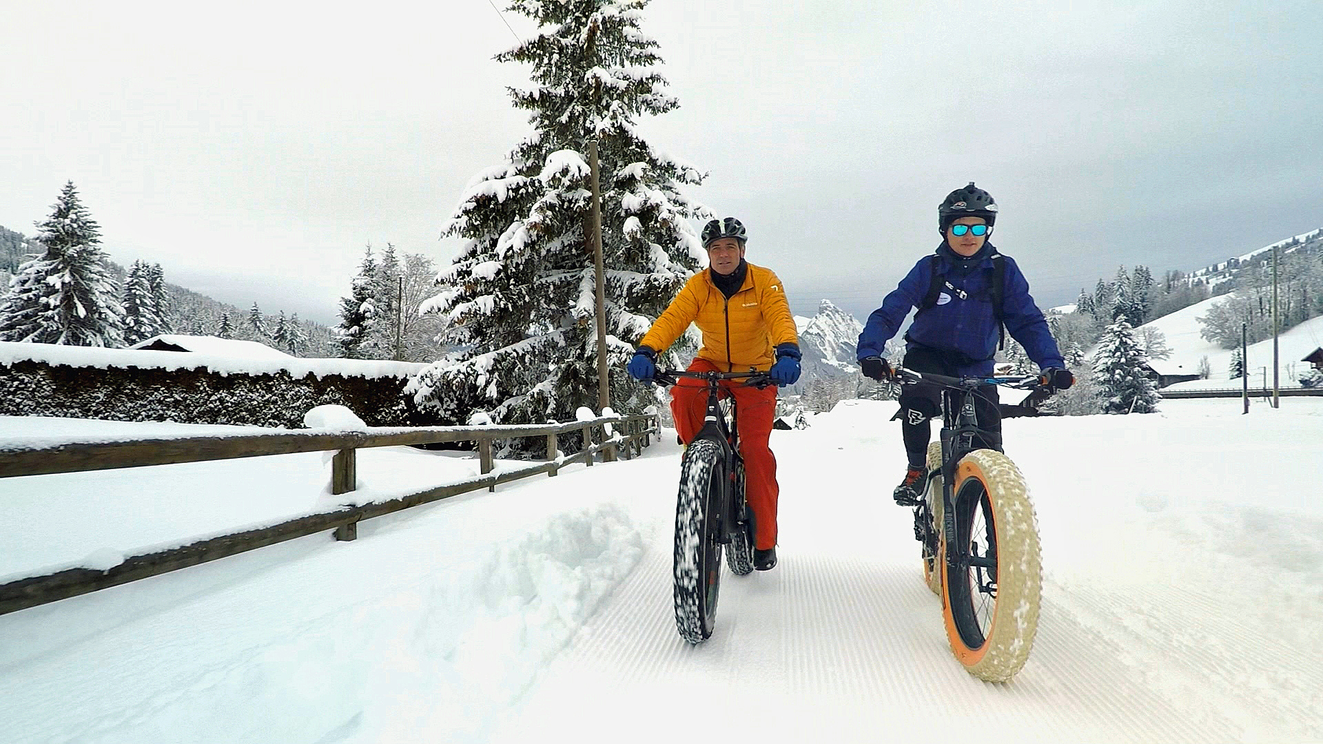 Jeff and fat bike instructor