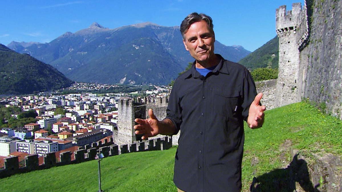 Jeff at Montebello Castle Bellinzona
